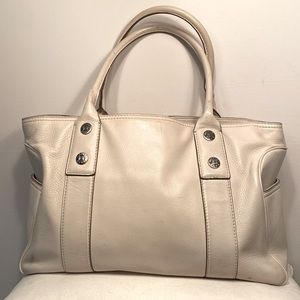 MICHAEL Michael Kors White Satchel Bag